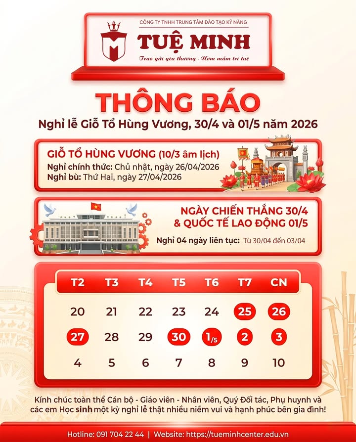 Trung Tâm Đào Tạo Kỹ Năng - Tuệ Minh
