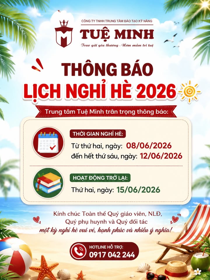 Trung Tâm Đào Tạo Kỹ Năng - Tuệ Minh