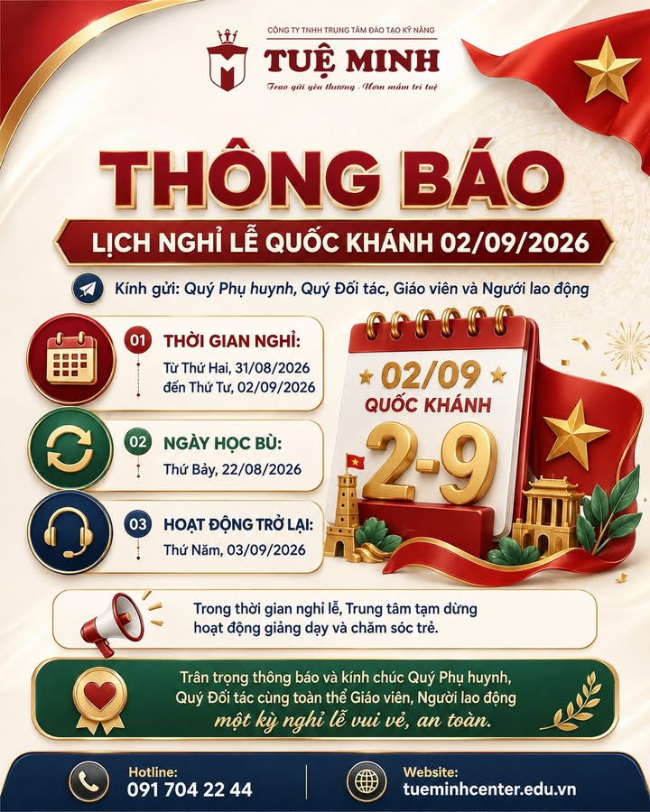 Trung Tâm Đào Tạo Kỹ Năng - Tuệ Minh
